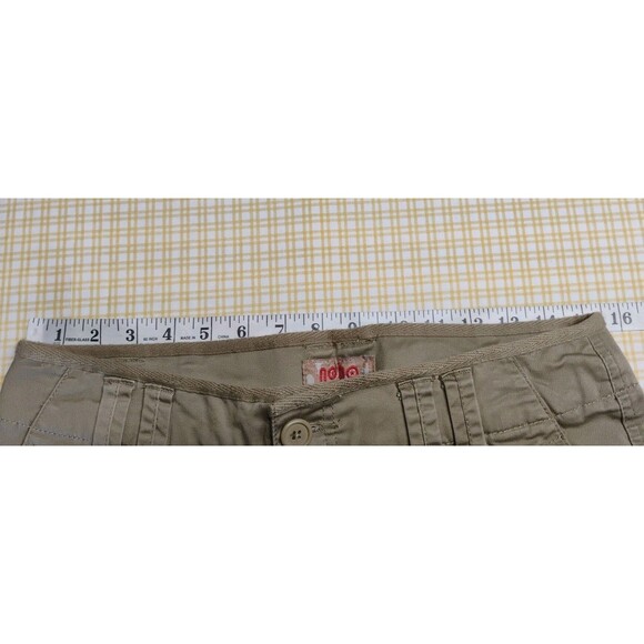 No Boundaries nobo Size 7 Capri Pants Khaki Cargo Juniors - Picture 3 of 12